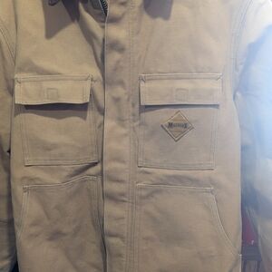 Muleskins By Carhartt Men's Tan Medium Chore Coat